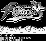 King of Fighters '95, The (USA) Title Screen